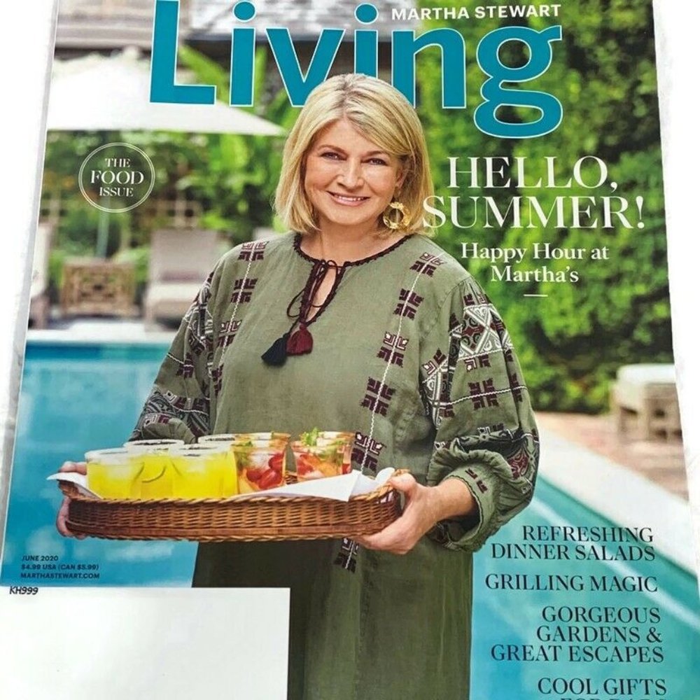 4️⃣/$12 June 2020 Living Martha Stewart Magazine